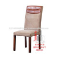 Vintage Leather and Canvas Dining Chair